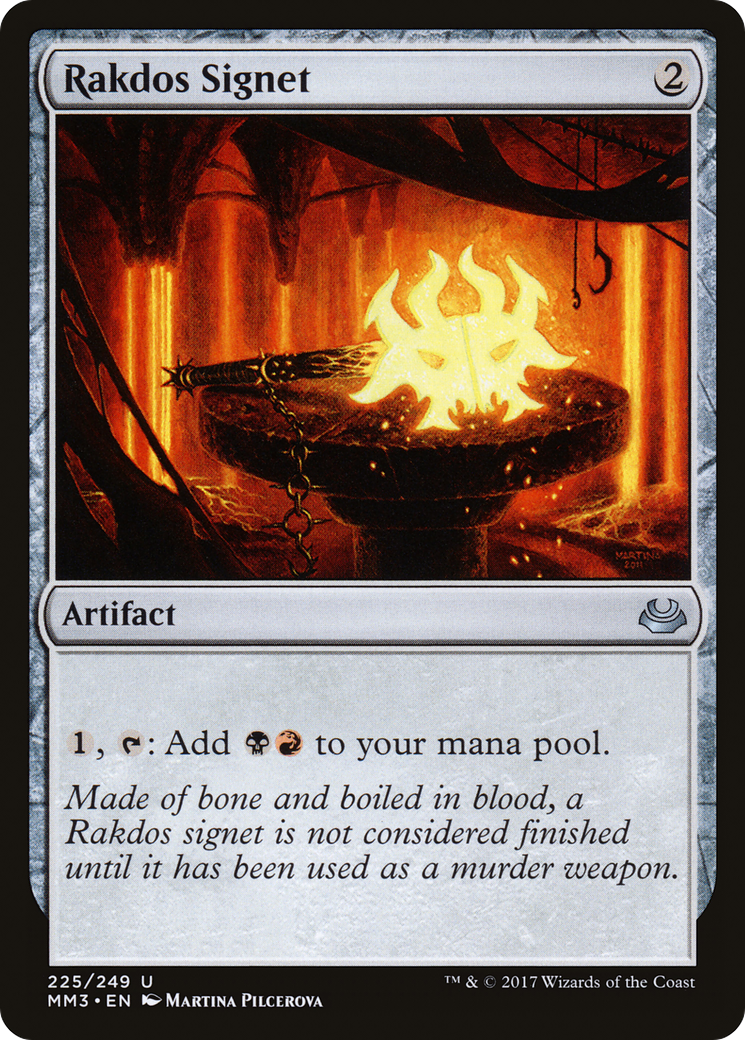 Image of Rakdos Signet (MM3-225) - Modern Masters 2017