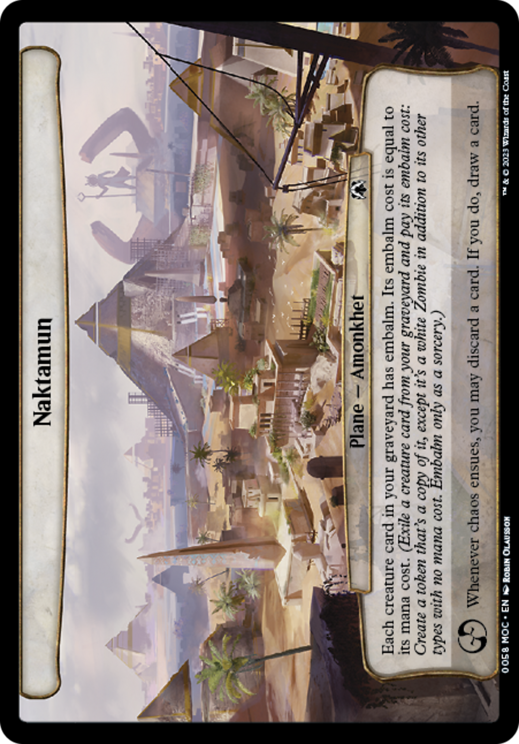 Image of Naktamun (MOC-058) - March of the Machine Commander
