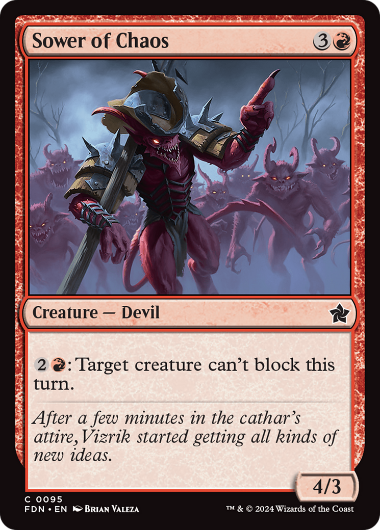 Image of Sower of Chaos (FDN-095) - Foundations