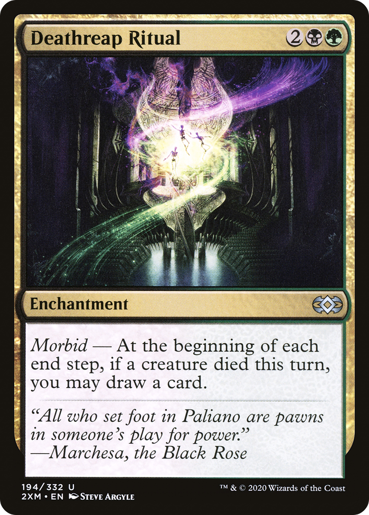 Image of Deathreap Ritual (2XM-194) - Double Masters Foil
