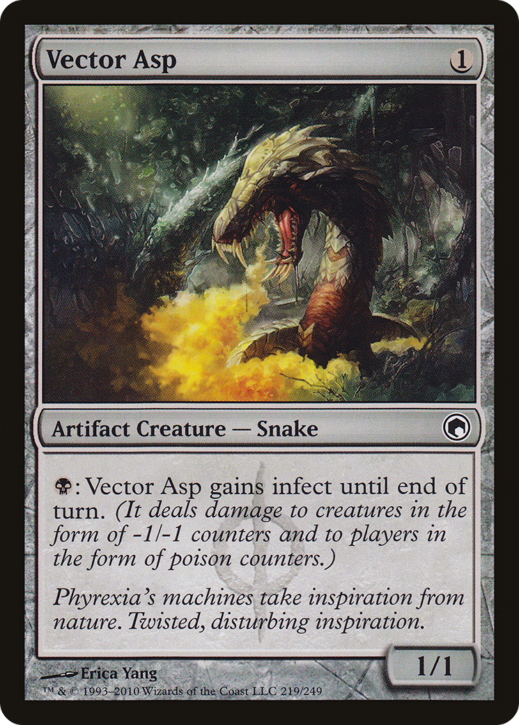 Image of Vector Asp (SOM-219) - Scars of Mirrodin Foil