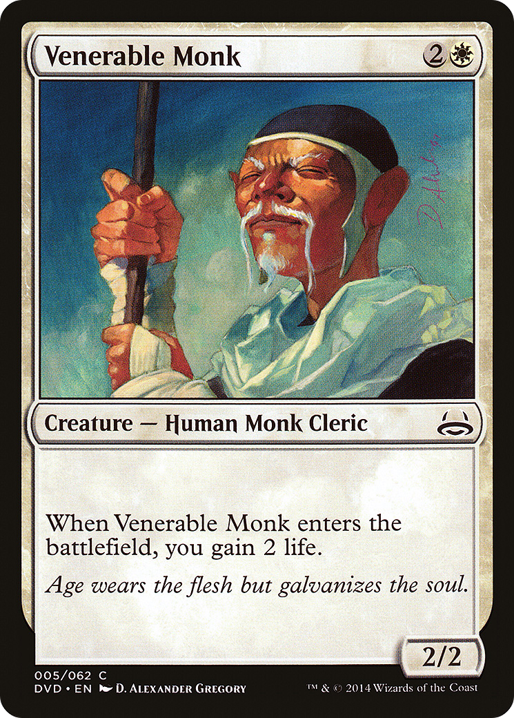 Image of Venerable Monk (DD3-) - Duel Decks Anthology: Divine vs. Demonic