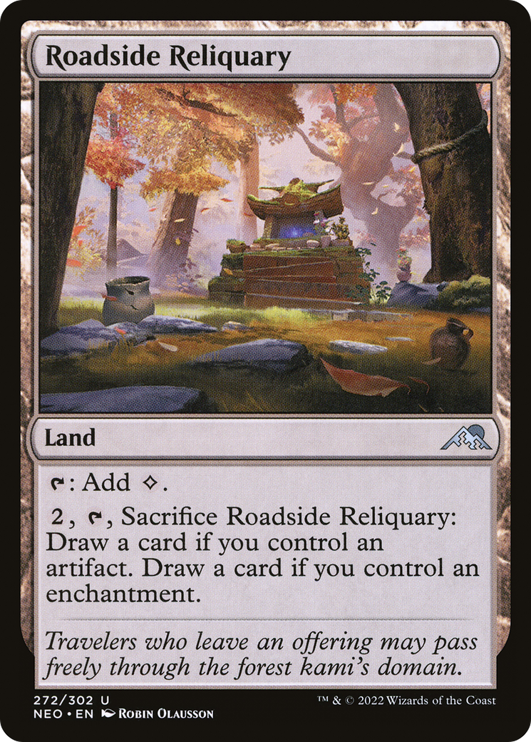 Image of Roadside Reliquary (NEO-272) - Kamigawa: Neon Dynasty Foil