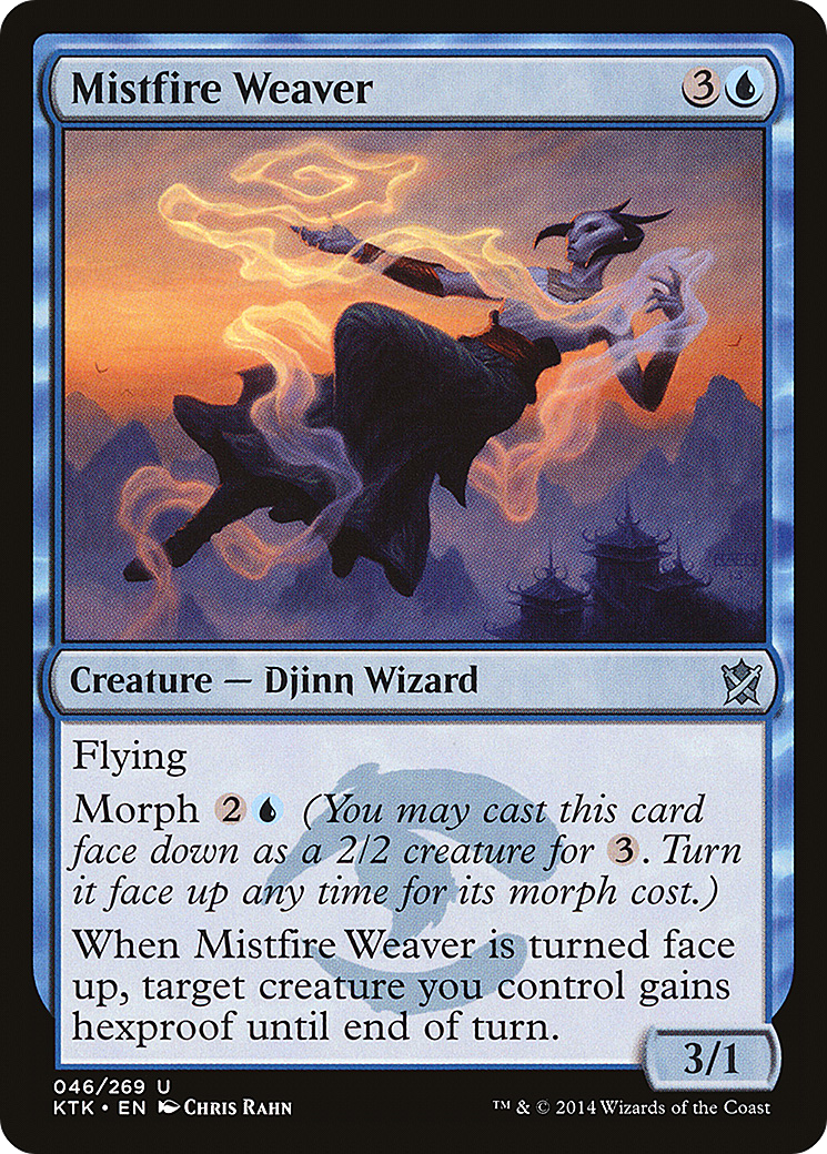 Image of Mistfire Weaver (KTK-046) - Khans of Tarkir Foil