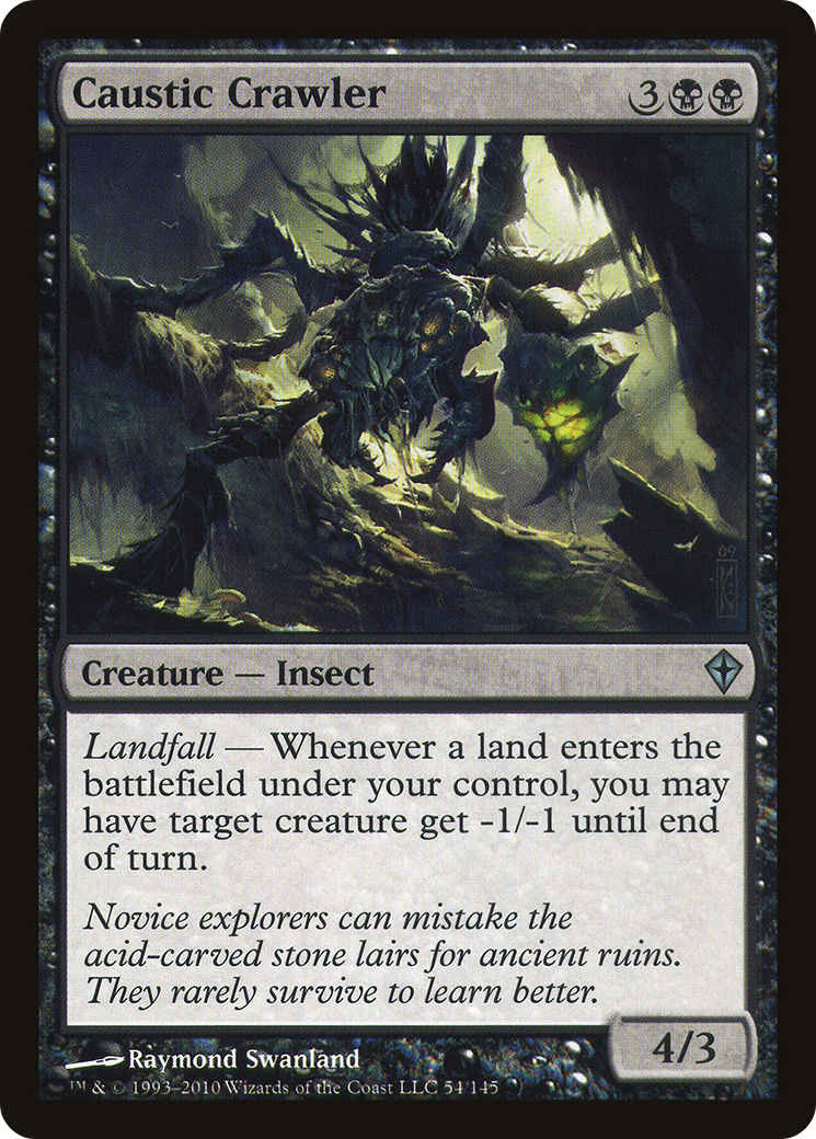 Image of Caustic Crawler (WWK-054) - Worldwake Foil