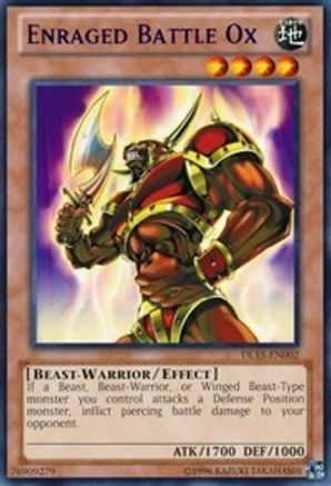 Image of Enraged Battle Ox (Green) (DL15-EN002) - Duelist League Promo Unlimited