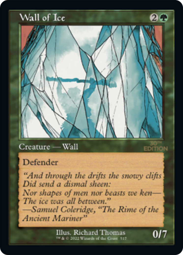 Image of Wall of Ice (Retro Frame) (30A-517) - 30th Anniversary Edition