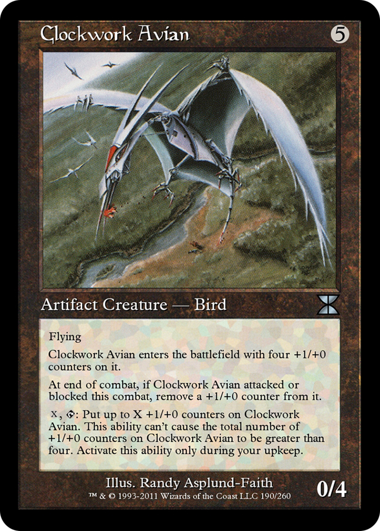 Image of Clockwork Avian (ME4-190) - Masters Edition IV Foil