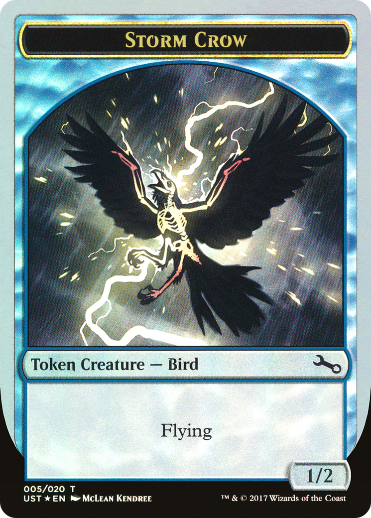 Image of Storm Crow Token (UST-005) - Unstable Tokens Foil