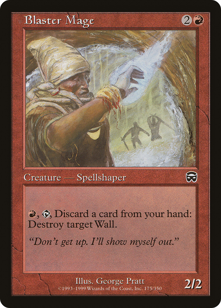Image of Blaster Mage (MMQ-175) - Mercadian Masques Foil