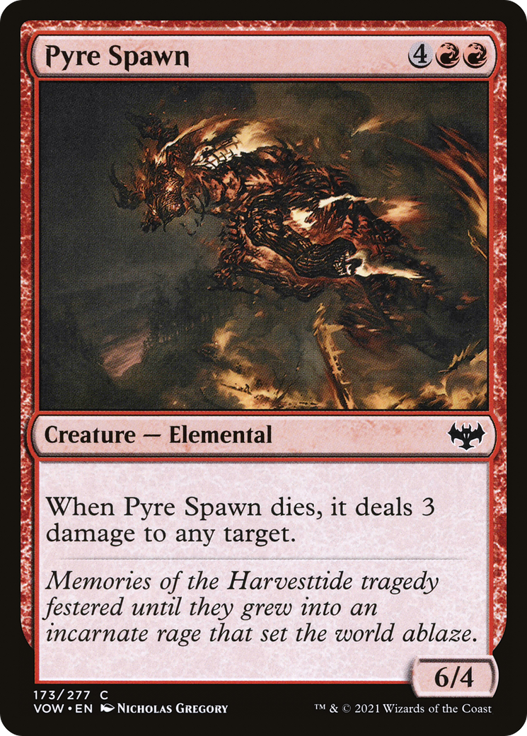 Image of Pyre Spawn (VOW-173) - Innistrad: Crimson Vow