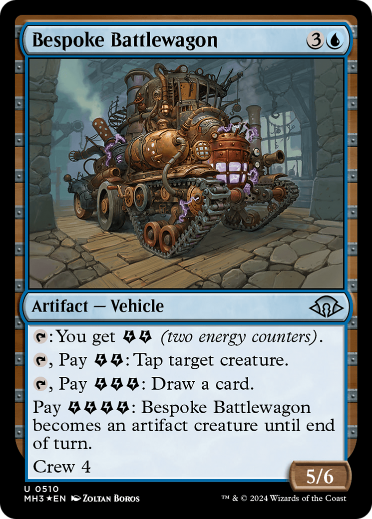 Image of Bespoke Battlewagon (Ripple Foil) (MH3-510) - Modern Horizons 3 Foil