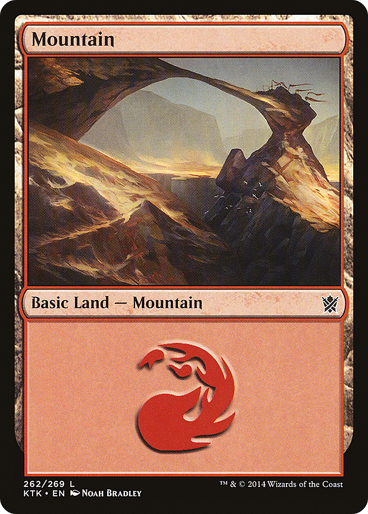 Image of Mountain (262) (KTK-262) - Khans of Tarkir Foil