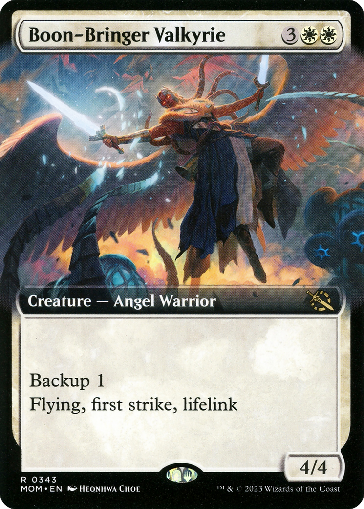 Image of Boon-Bringer Valkyrie (Extended Art) (MOM-343) - March of the Machine: (Extended Art)
