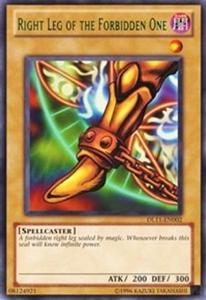 Image of Right Leg of the Forbidden One (Green) (DL11-EN002) - Duelist League Promo Unlimited