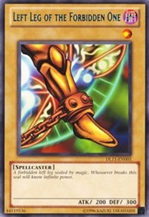 Image of Left Leg of the Forbidden One (Blue) (DL11-EN003) - Duelist League Promo Unlimited