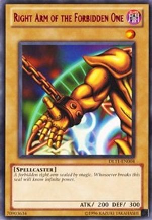 Image of Right Arm of the Forbidden One (Red) (DL11-EN004) - Duelist League Promo Unlimited