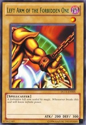 Image of Left Arm of the Forbidden One (Green) (DL11-EN005) - Duelist League Promo Unlimited
