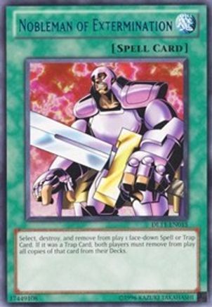 Image of Nobleman of Extermination (Blue) (DL11-EN015) - Duelist League Promo Unlimited