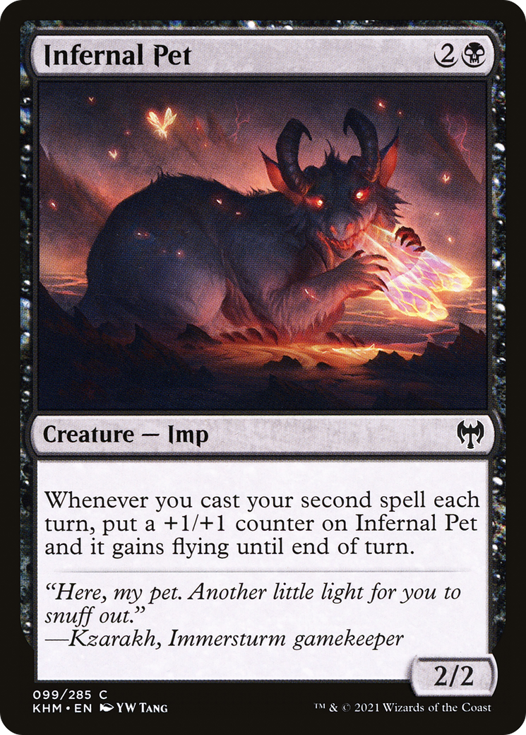 Image of Infernal Pet (KHM-099) - Kaldheim