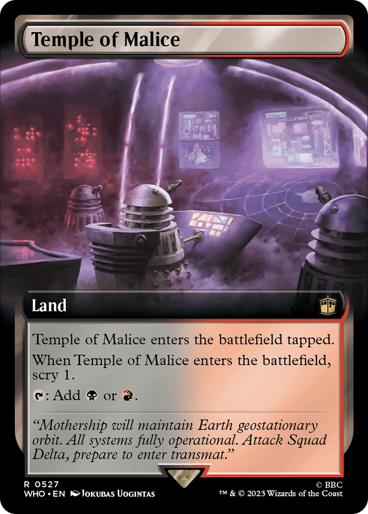 Image of Temple of Malice (Extended Art) (WHO-527) - Doctor Who: (Extended Art)