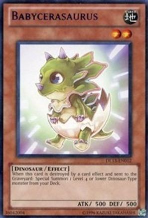 Image of Babycerasaurus (Purple) (DL13-EN012) - Duelist League Promo Unlimited