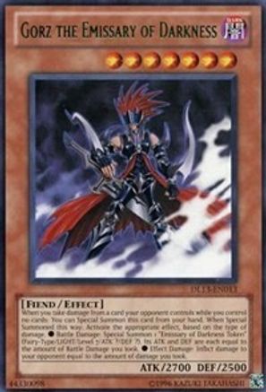 Image of Gorz the Emissary of Darkness (Green) (DL13-EN013) - Duelist League Promo Unlimited