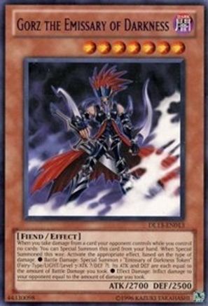 Image of Gorz the Emissary of Darkness (Purple) (DL13-EN013) - Duelist League Promo Unlimited