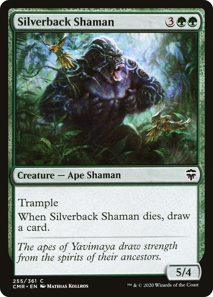 Image of Silverback Shaman (CMR-255) - Commander Legends Foil