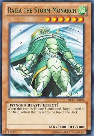 Image of Raiza the Storm Monarch (Green) (DL14-EN008) - Duelist League Promo Unlimited
