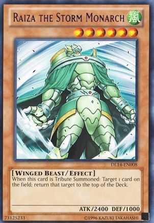 Image of Raiza the Storm Monarch (Purple) (DL14-EN008) - Duelist League Promo Unlimited