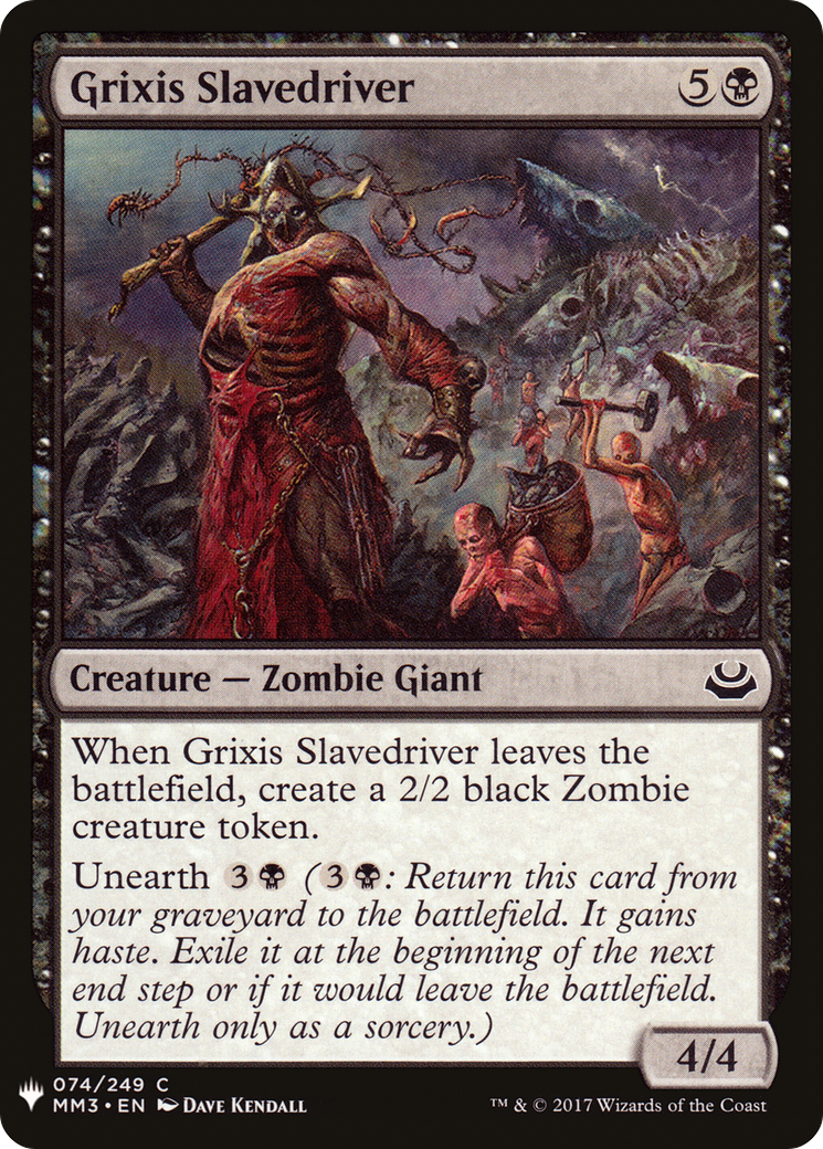 Image of Grixis Slavedriver (LIST-MM3-74) - The List