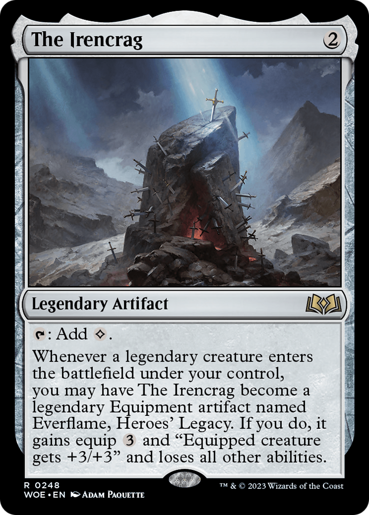 Image of The Irencrag (WOE-248) - Wilds of Eldraine Foil