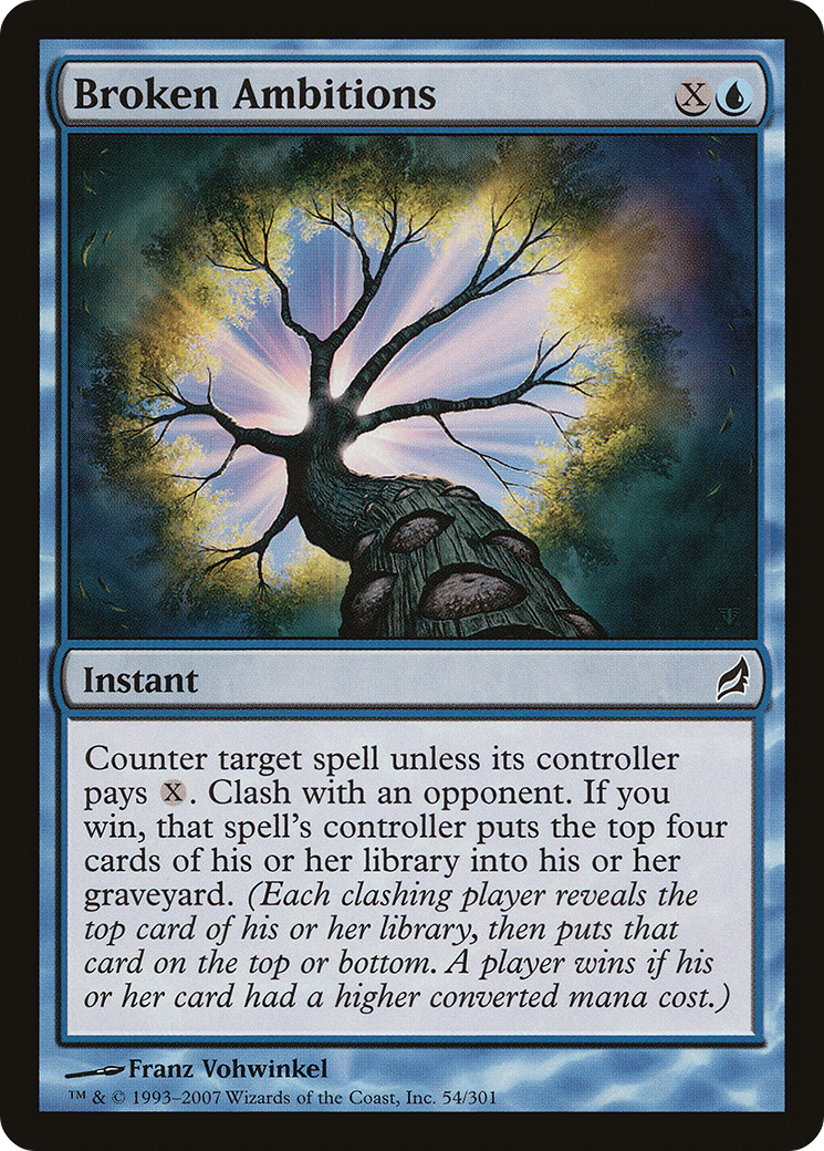 Image of Broken Ambitions (LRW-054) - Lorwyn Foil