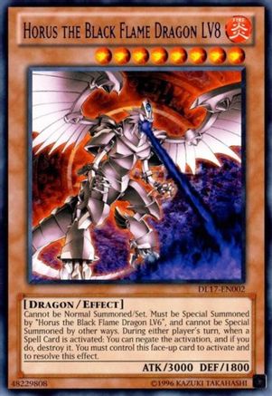 Image of Horus the Black Flame Dragon LV8 (Purple) (DL17-EN002) - Duelist League Promo Unlimited