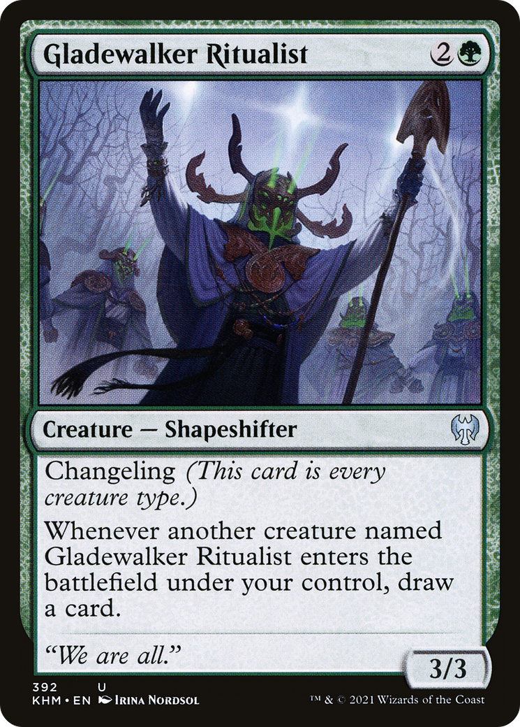 Image of Gladewalker Ritualist (KHM-392) - Kaldheim