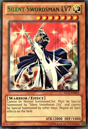 Image of Silent Swordsman LV7 (Green) (DL17-EN003) - Duelist League Promo Unlimited