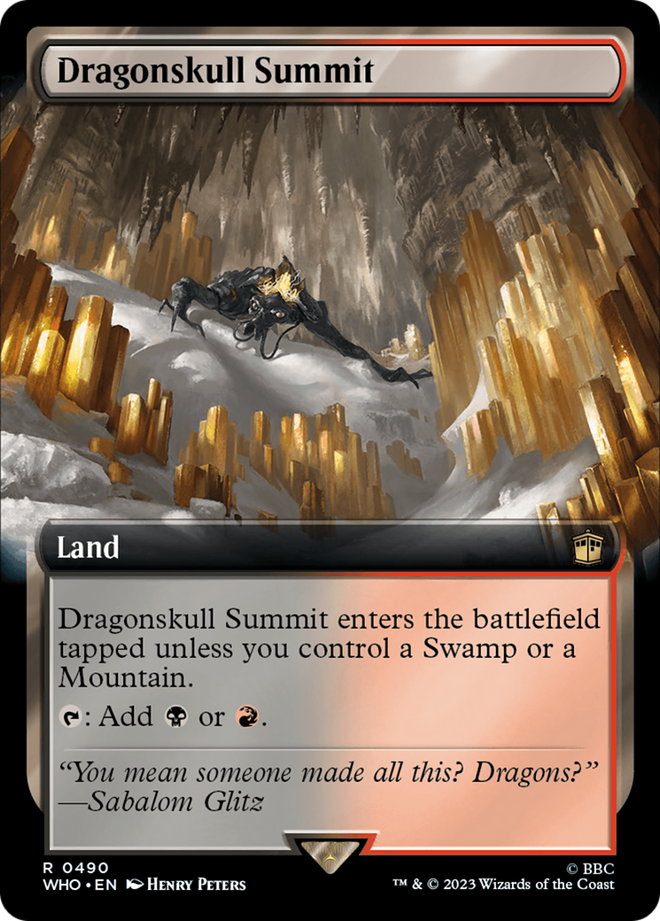 Image of Dragonskull Summit (Extended Art) (WHO-490) - Doctor Who: (Extended Art)