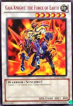 Image of Gaia Knight, the Force of Earth (Red) (DL17-EN011) - Duelist League Promo Unlimited