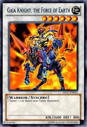 Image of Gaia Knight, the Force of Earth (Blue) (DL17-EN011) - Duelist League Promo Unlimited