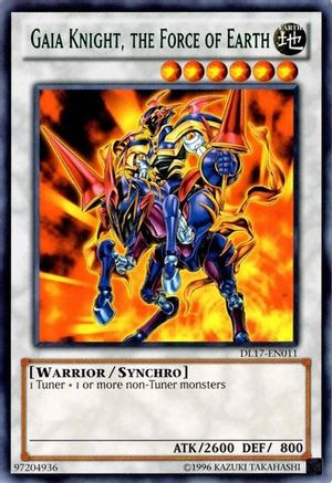 Image of Gaia Knight, the Force of Earth (Green) (DL17-EN011) - Duelist League Promo Unlimited