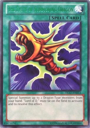 Image of The Flute of Summoning Dragon (Green) (DL17-EN013) - Duelist League Promo Unlimited