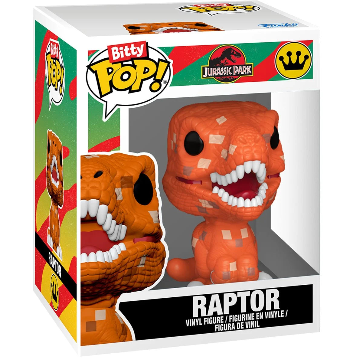 Image of Jurassic Park Raptor Funko Bitty Pop! Arcade Cabinet