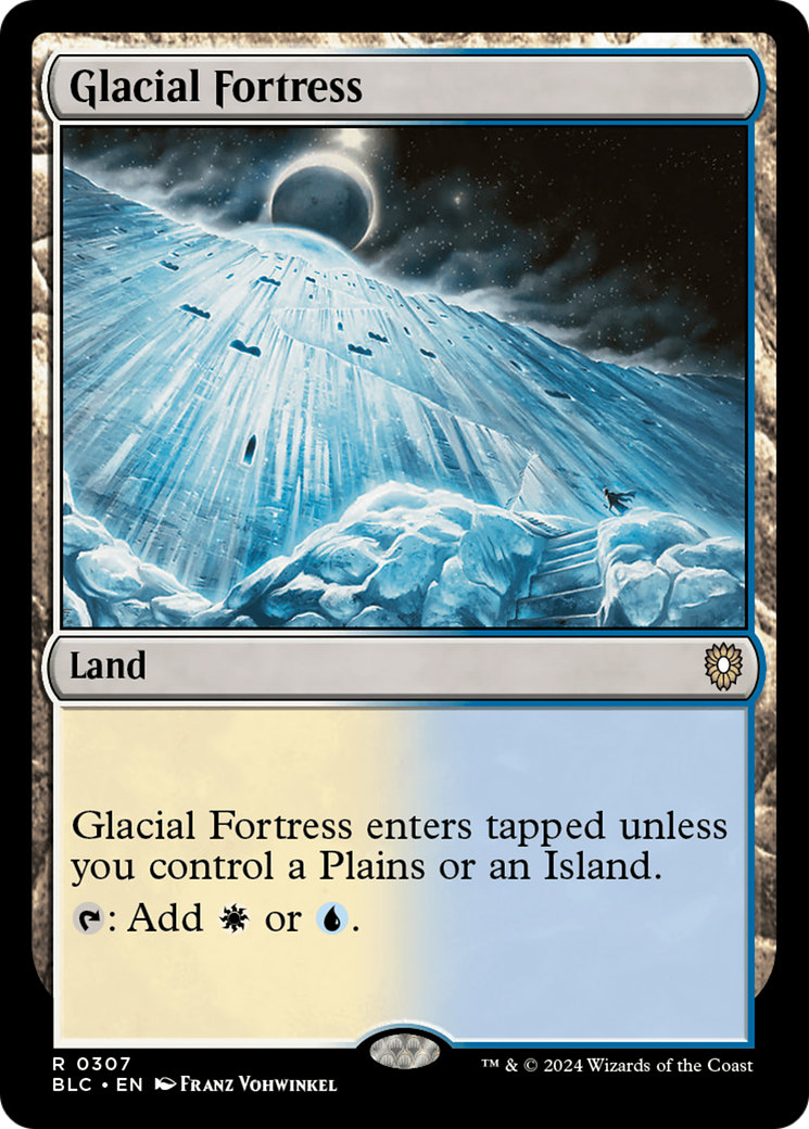 Image of Glacial Fortress (BLC-307) - Bloomburrow Commander