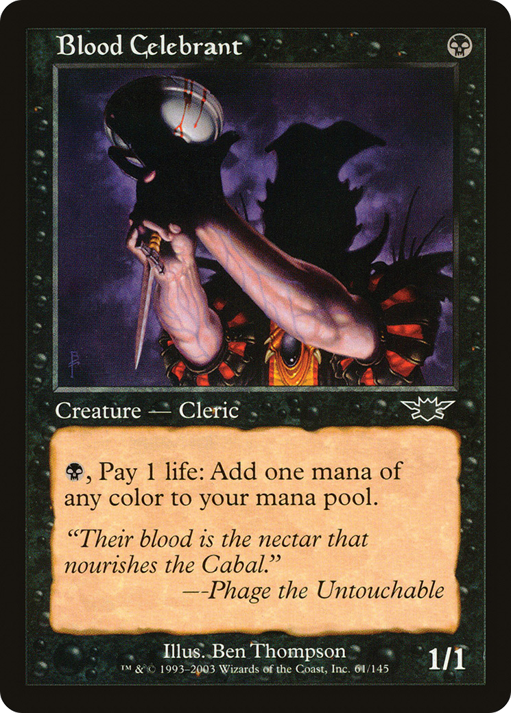 Image of Blood Celebrant (LGN-061) - Legions