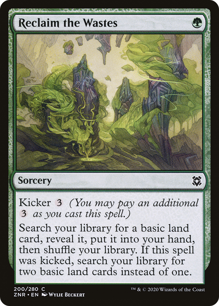 Image of Reclaim the Wastes (ZNR-200) - Zendikar Rising