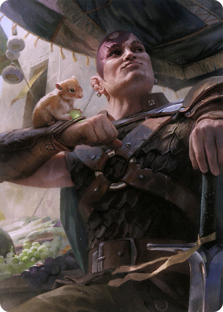 Image of Minsc & Boo, Timeless Heroes // Minsc & Boo, Timeless Heroes (ACLB-038) - Battle for Baldur's Gate Art Series (Borderless) Foil