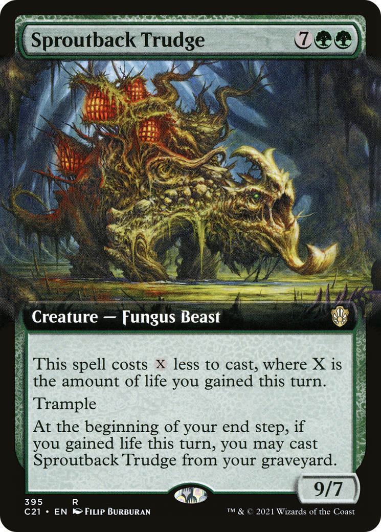 Image of Sproutback Trudge (Extended Art) (C21-395) - Commander 2021: (Extended Art)