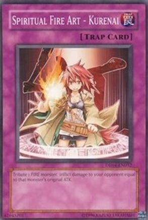 Image of Spiritual Fire Art - Kurenai (DR04-EN052) - Dark Revelation Volume 4 Unlimited