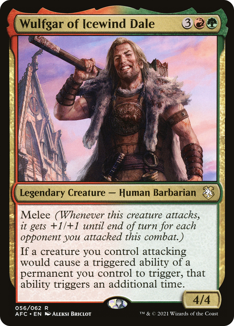 Image of Wulfgar of Icewind Dale (AFC-056) - Forgotten Realms Commander